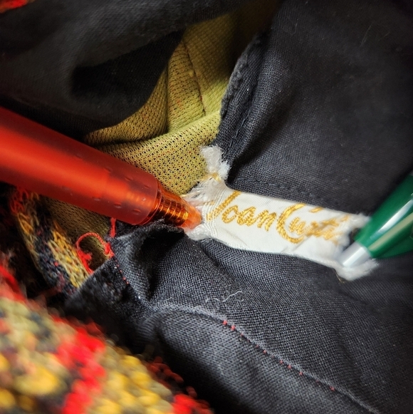 Joan Curtis Vintage 60s Go Go Womens Geo Print Sleeveless Knit Mini Dress-Size S - Picture 4 of 6